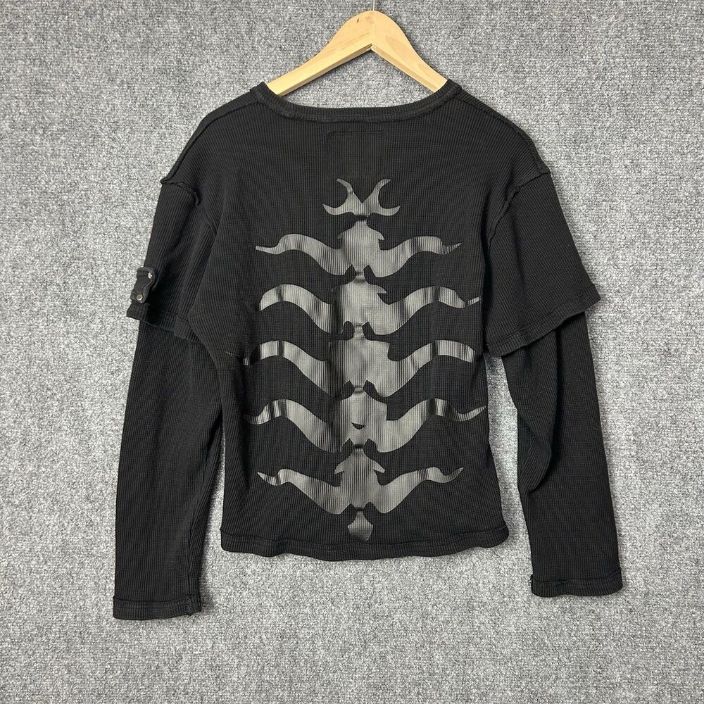 Gokyo Ri Call To Adventure Black Layered Thermal Shirt Womens Medium Graphic